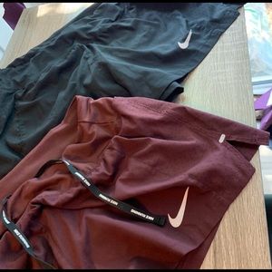 Maroon Nike shorts